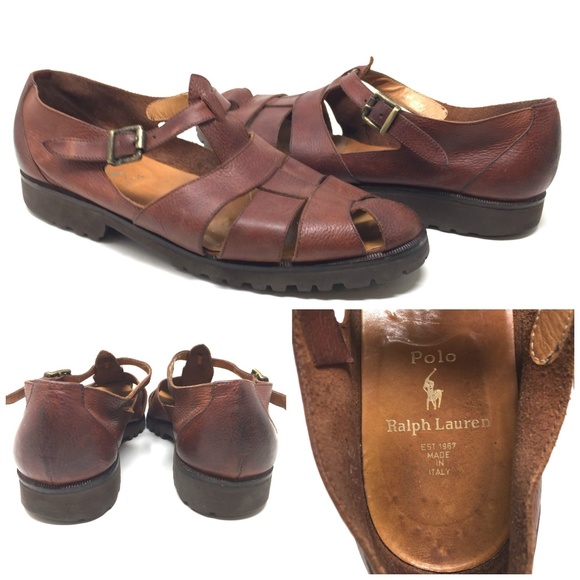 Vtg Ralph Lauren Mens Sz 5 Fishermans 
